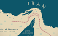 illustration of strait of hormuz